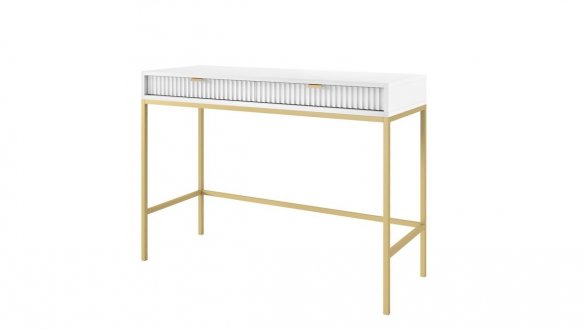 Стол туалетный Белый/Золотые ножки T104 Nova 0