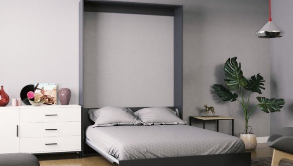 Кровать двуспальная шкаф трансформер Art in Head Mitra / Митра 140 см 29