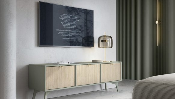 Тумба под ТВ эвкалипт/пихта сканди Forest RTV158