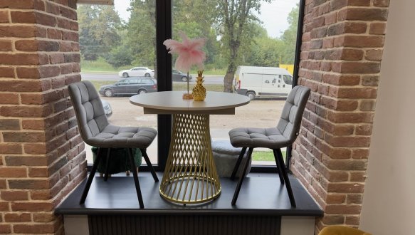 Стіл круглий розкладний MebliRoMax Rondo slide / Рондо Слайд D1100 9