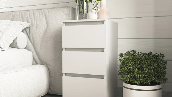 Тумба приліжкова білий Т216