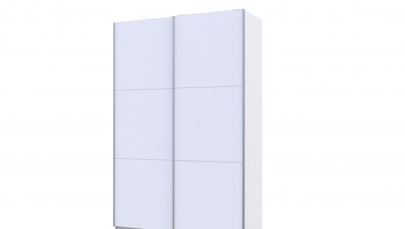 Шкаф- купе G-Caiser белый/белый 2 дверный 160 см