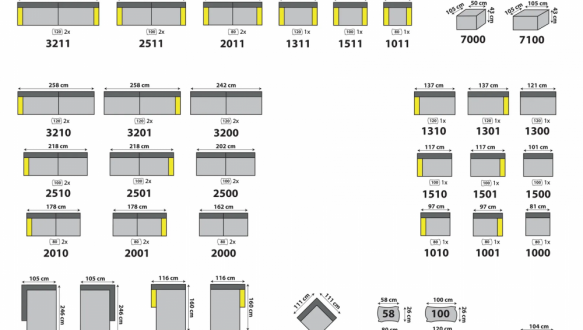 Модульный диван Меланж 0