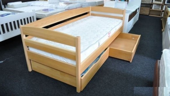 Ліжко дитяче Масив бука Естелла Нота Плюс 8