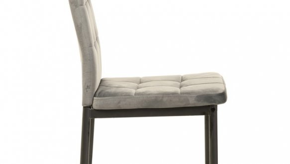 Стул N-66-2 серый велюр 8