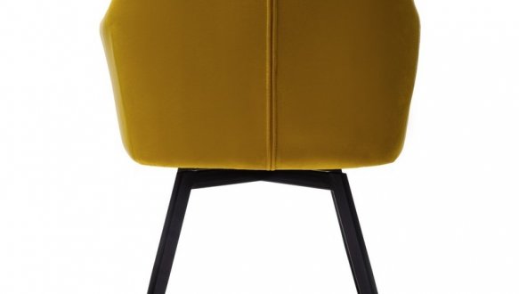 Стул поворотный R-63 горчичный 3