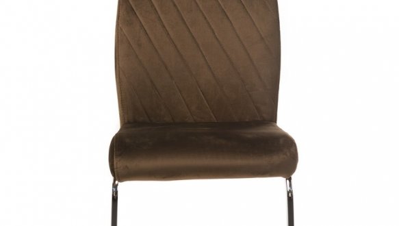 Стул S-118 коричневый велюр 4