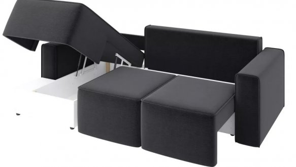 Диван кутовий розкладний єврокнижка Hugo / Хьюго 240 см 4