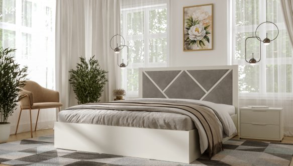 Ліжко дерев'яне DrevKO Стиль 3 Емаль