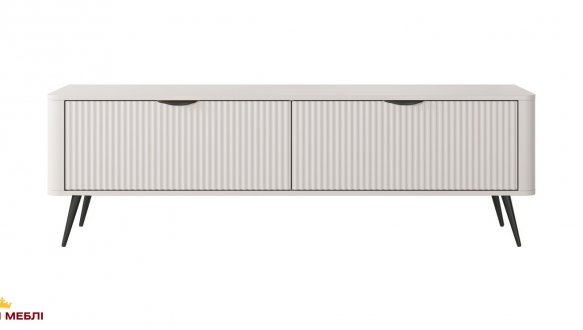 Тумба під ТВ Lante/Ланте RTV163 2D Бежевий чорні ніжки Perfect Home Ширина 163 см 0