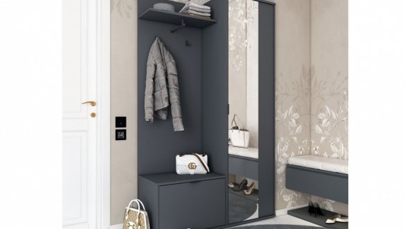 Прихожая Дора графит 4