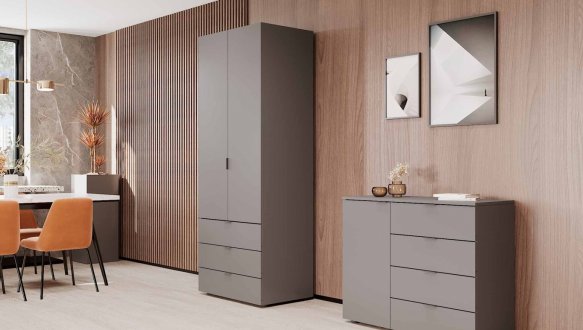 Шкаф Дорос Гелар двухдверный Белый 78 см 13