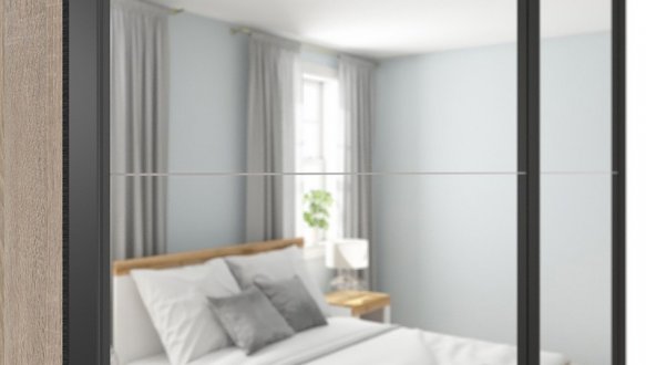 Шафа-купе із дзеркалами SZF/183/2M Tetrix1 4