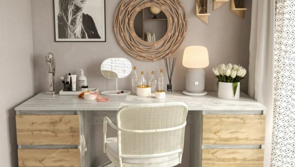 Стіл комп’ютерний бетон Т228 2