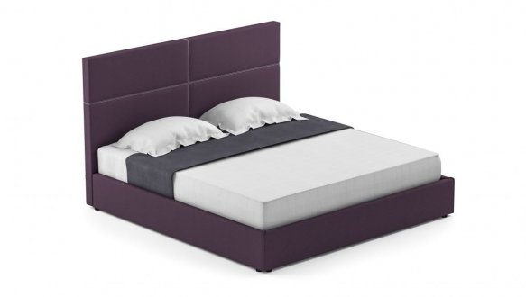 Ліжко м'яке двоспальне Шик Галичина Лайт 17