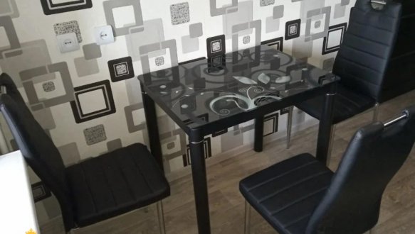 Стол Damar 80х60 Черный 4