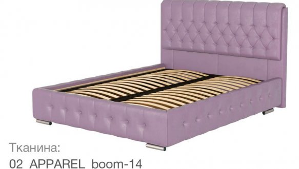Кровать мягкая двуспальная Городок меблі Беатрис без подьемного механизма 7