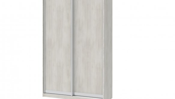 Шафа-купе Дорос Сіті Лайт біле дерево 2 дверна 120 см