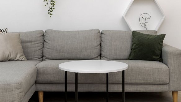 Столик Модерн М белый 