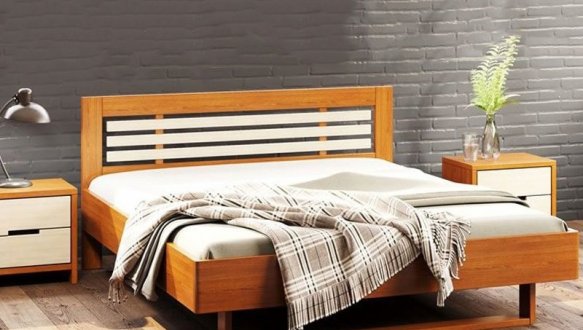 Ліжко дерев'яне Camelia Лантана масив Бук 1