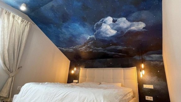 Кровать мягкая двуспальная Шик Галичина Мисти 3