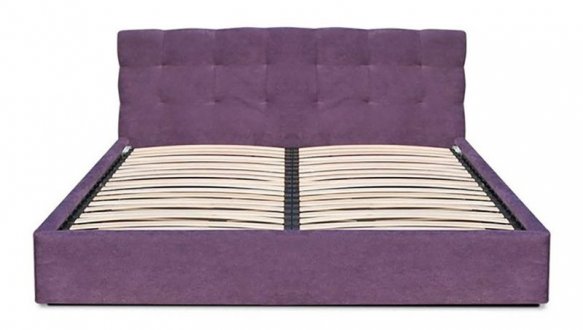 Ліжко м'яке двоспальне Городок меблі Ріанна без підйомного механізму 2