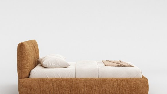 Кровать двуспальная мягкая Woodsoft Kemi / Кеми 6