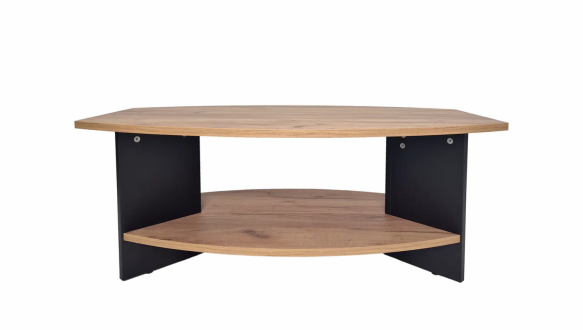 Журнальный стол T5 CD Интарсио Дуб Крафт Золотой/Черный 100 см 0