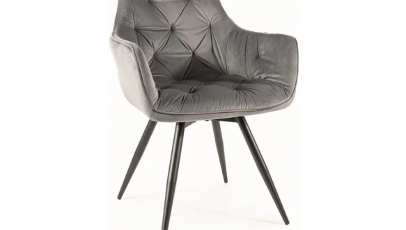 Стул Mango Velvet серый