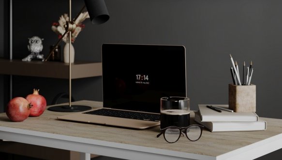 Письменный стол Brevity Loft mid Дуб сонома/Белый металл 0