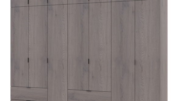 Шкаф для одежды Дорос Лукас канноло 7 дверный 280 см