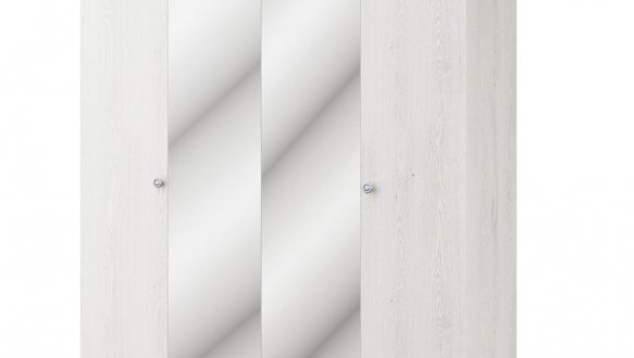 Спальня Vivian/Вивиан Світ меблів №2 с тумбами и шкафом 4D 2