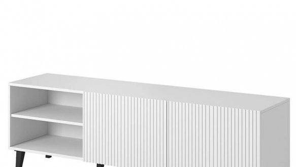 Тумба ТВ 150 2D2K Pafos білий 5