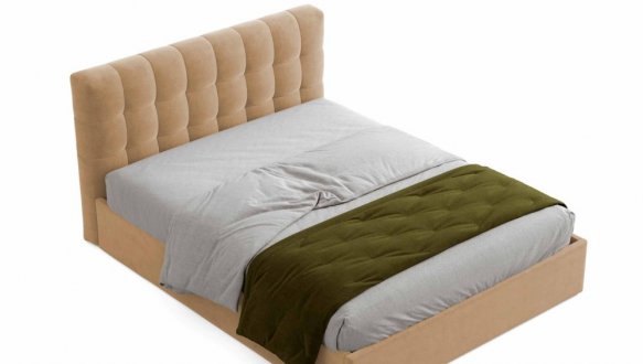 Кровать мягкая Виорина деко Tiramisu / Тирамису без подьемного механизма 17