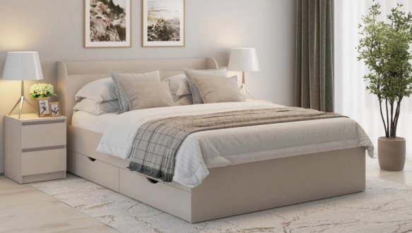 Ліжко двоспальне ДСП Mebel Star Adel /Адель 