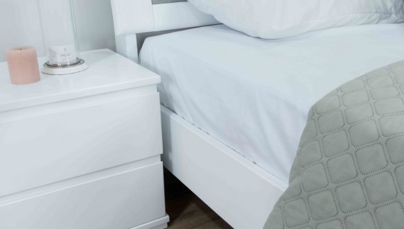 Ліжко двоспальне дерев'яне Дрімка Орфей Бук 19