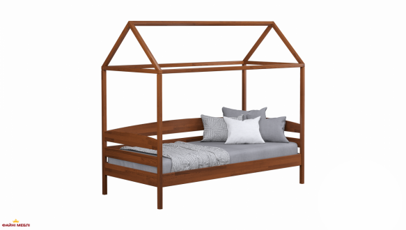 Кровать домик детская Щит бука Эстелла Амми Плюс 2