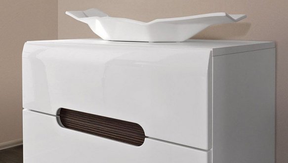 Модульная спальня Ameliya/Амелия ВМК-Украина Белый/Белый глянец 4