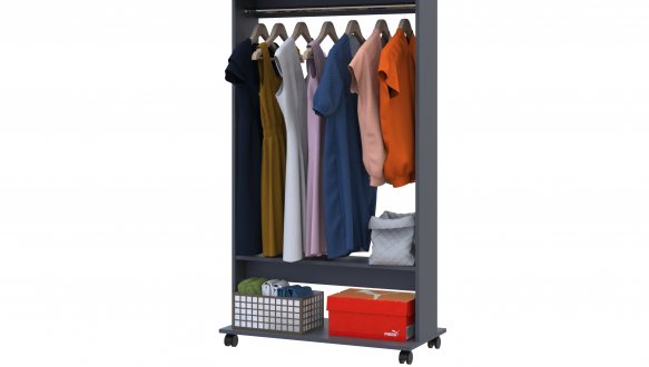 Гардеробная стойка Д2 графит