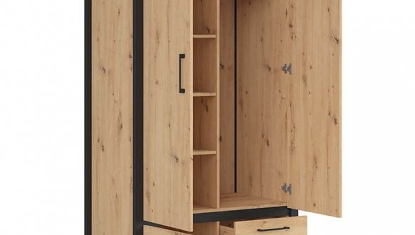 Шафа BRW Poland SZF3D2S Dodson 2 дверна дуб 100 см 2