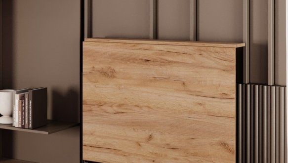 Стол-трансформер Sly Дуб крафт золотой/Чёрные ноги 0