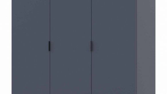 Шкаф 3Д Гелар Дорос 3 дверный графит 117 см 6