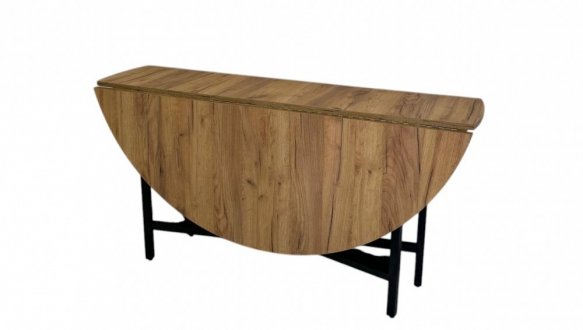 Стол круглый раскладной трансформер MebliRoMax Ten / Тен D1400 3