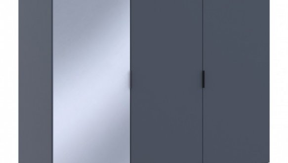 Шкаф для одежды Дорос Гелар графит 2-х дверный/Зеркало 116,5 см 3
