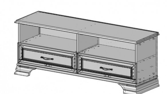 Тумба ТВ 2S Tiffany 0