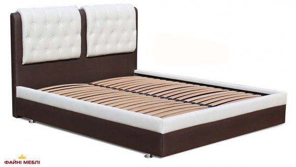 Кровать мягкая двуспальная Городок меблі Скарлет с подъемным механизмом и нишей для белья 6