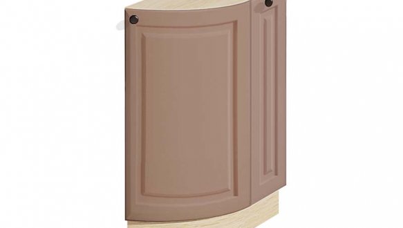 Тумба нижня Н30.82.2Д. кут. гнут. Атланта глянець