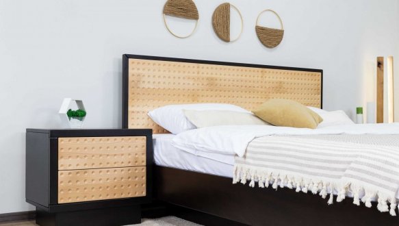 Ліжко двоспальне дерев'яне Дрімка Леон Бук 7