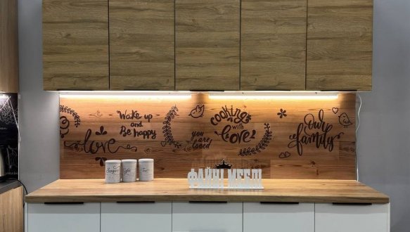 Кухня 2,0 м МДФ плівка Хай-тек Горизонталь/ДСП ЕКО 4