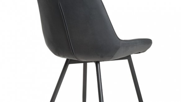 Стілець N-45 сірий велюр 2